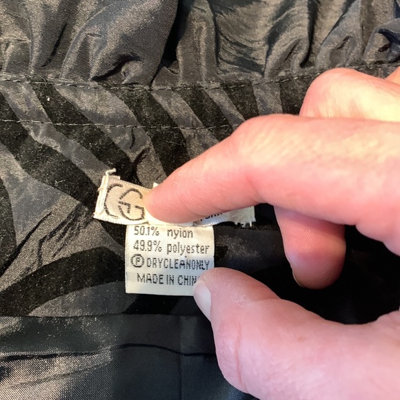 Grace Chuang Black Zebra Striped Ruffle Jacket Size XS - Picture 12 of 16